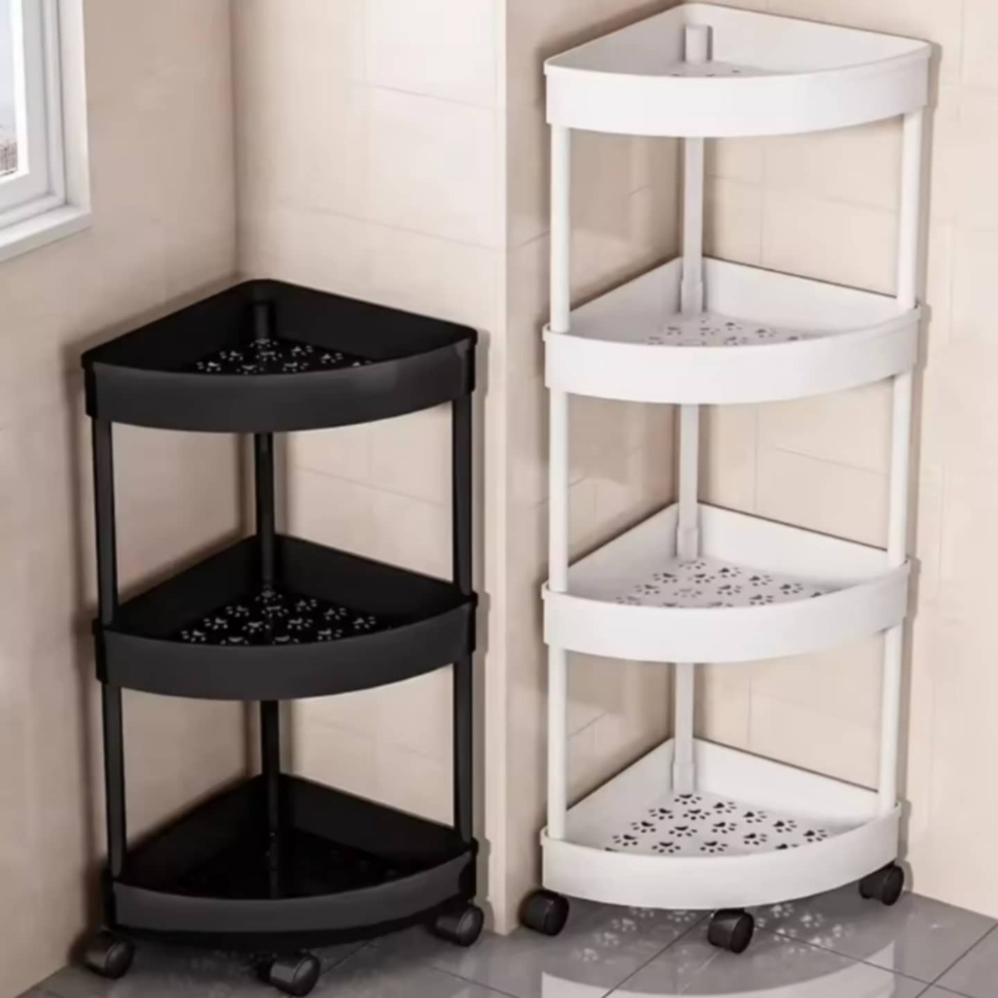 Organizador De Baño Esquinero Carrito 4N